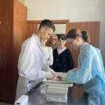 Команда хирургического кружка "Оперблок"  провела мастер-класс для лицеистов